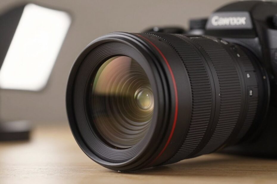 Obiektyw zmiennoogniskowy w aparacie fotograficznym